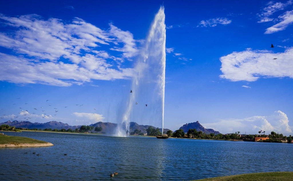 fall fountain hills arizona fountain